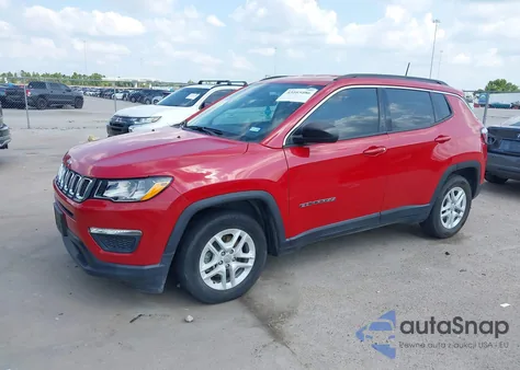 2020 Jeep Compass Sport Fwd из США, поврежденный, VIN 3C4NJCAB9LT250378